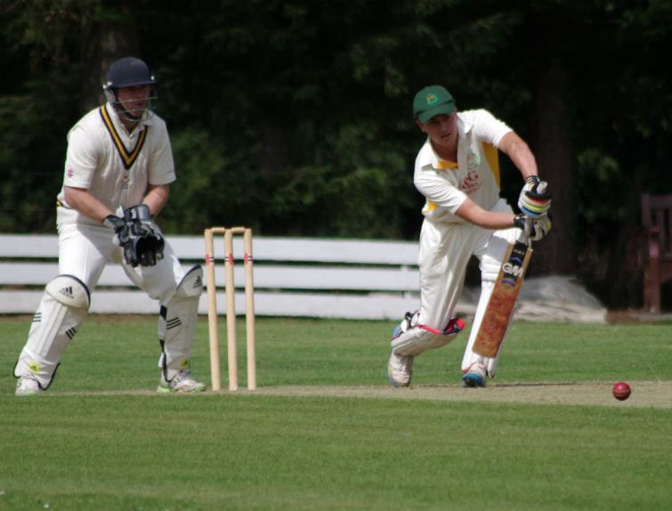 Dan Richards strokes a four for Tish